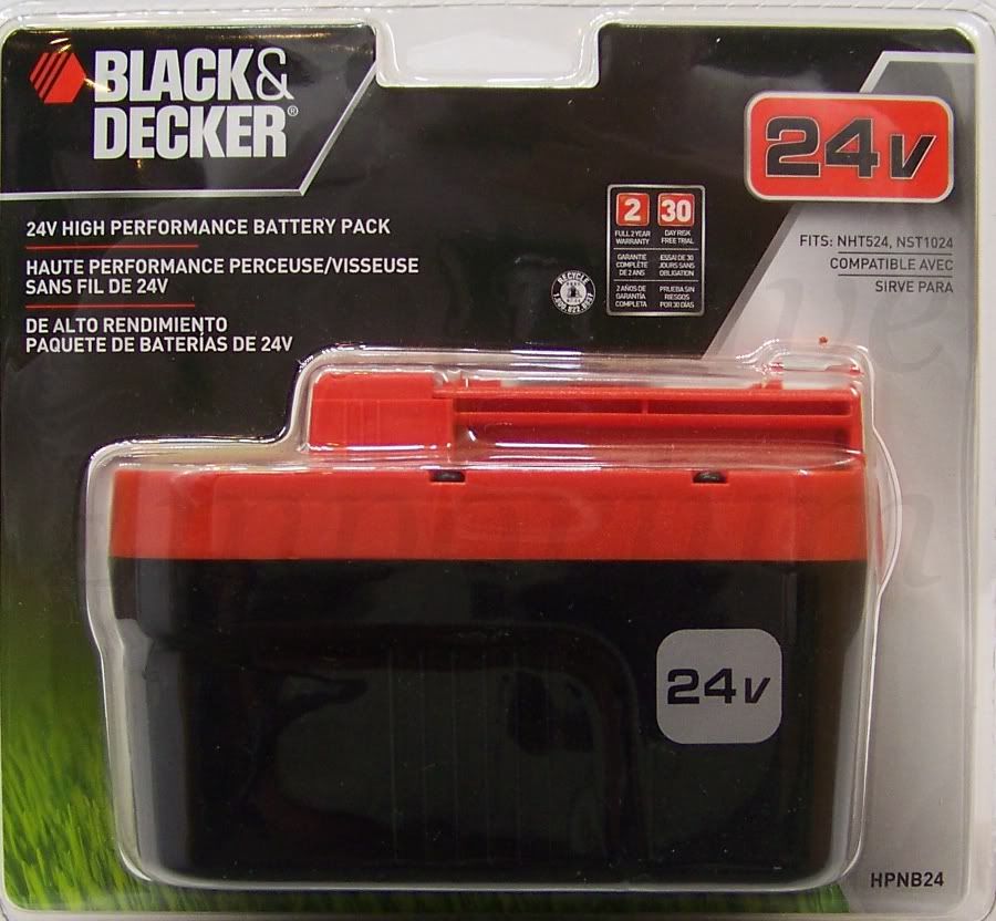 Black and Decker 24V Battery Pack HPNB24 NiCd High Performance Power